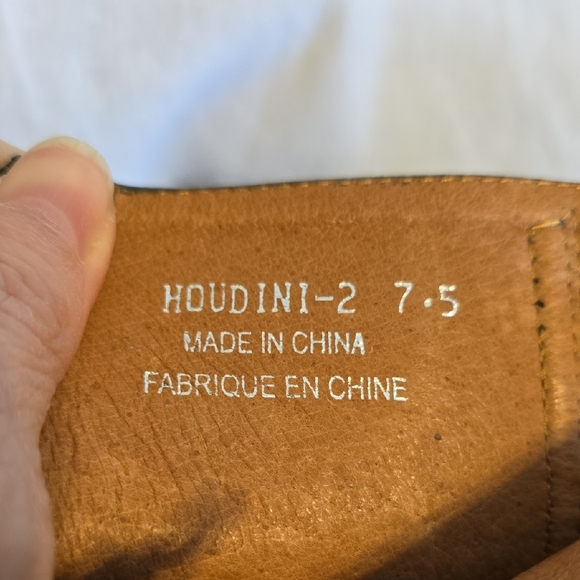 Jeffrey Campbell "Houdini-2" Black Buckle Mid Ankle Sandal. Size 7.5M - Picture 16 of 16